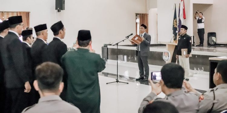 Wabup Yana D Putra Lantik PPK se Kabupaten Ciamis