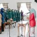 Ketua TP PKK Kab. Ciamis Lantik TP PKK Cisaga, Lakbok dan Sukadana