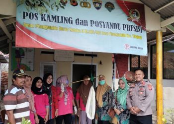 Kapolsek Tirtajaya Laksanakan Monitoring Layanan Posyandu Presisi