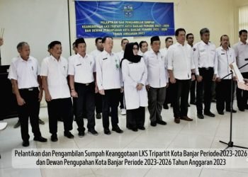 Walikota Banjar Melantik Petugas LKS dan DPK Satiul