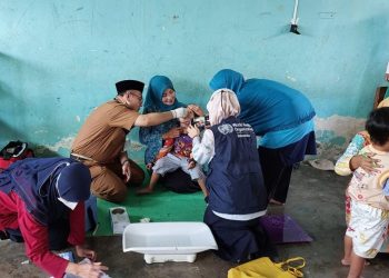 Antisipasi Kasus Polio, Ratusan Anak Kabupaten Tasikmalaya Diberi Imunisasi