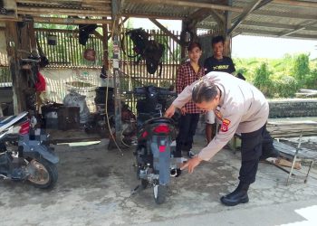 Patroli Prekat Polsek Tirtajaya Himbauan Masyarakat Terkait Knalpot Bising