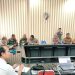 Kapolsek Tirtajaya Hadiri Sosialisasi Pekerjaan Rehabilitasi Saluran Induk Tarum Utara