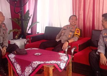 Kapolres Ciamis Pantau Pospam Mudik Lebaran Banjarsari