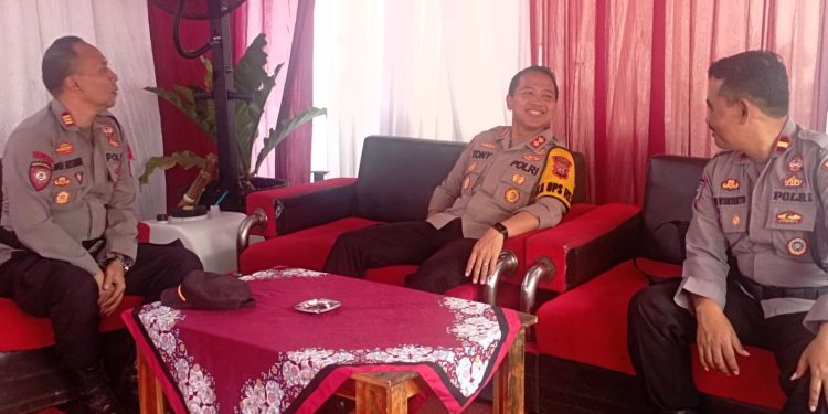 Kapolres Ciamis Pantau Pospam Mudik Lebaran Banjarsari