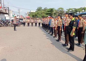 Apel Gabungan Kesiapan Pegamanan Malam Takbiran