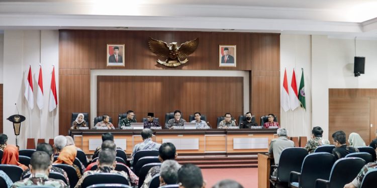 Bupati Ciamis Pimpin Rakor Pengamanan Idul Fitri 1444 Hijriyah