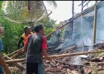 Rumah Janda Oyem Pamarican, Ludes Kebakaran