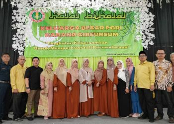Halal Bi Halal Warga PGRI Cabang Cibeureum Kota Tasikmalaya Meriah