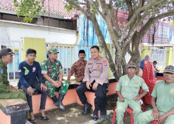 Kapolsek Tirtajaya kembali gelar kegiatan Sinegritas TNI dan Polri dan Ngobrol Bareng dalam rangka Jumat Curhat