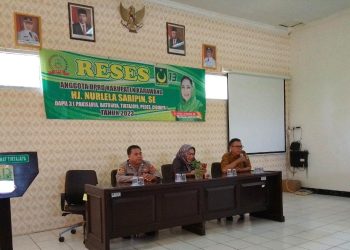 Kanit Reskrim Polsek Tirtajaya Hadiri Reses Anggota DPRD Karawang