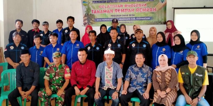 Tingkatkan Ekonomi Masyarakat, Pemdes Margaluyu Manonjaya Tasikmalaya Gelar Pelatihan Budidaya Rempah-rempah