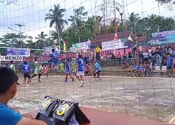 Turnamen Volly Ball 25 Tahun UPK Pancatengah Cup Dimulai
