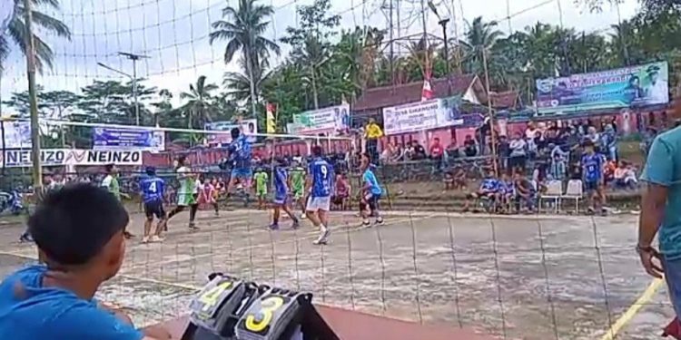 Turnamen Volly Ball 25 Tahun UPK Pancatengah Cup Dimulai