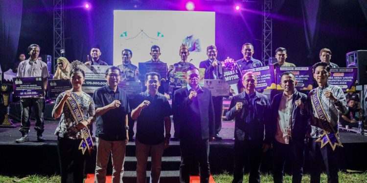 Ngarak Pataka Songsong Hari Jadi Ciamis Ke-381 Dipungkas Meriah Di Eks Kwadanaan Panumbangan