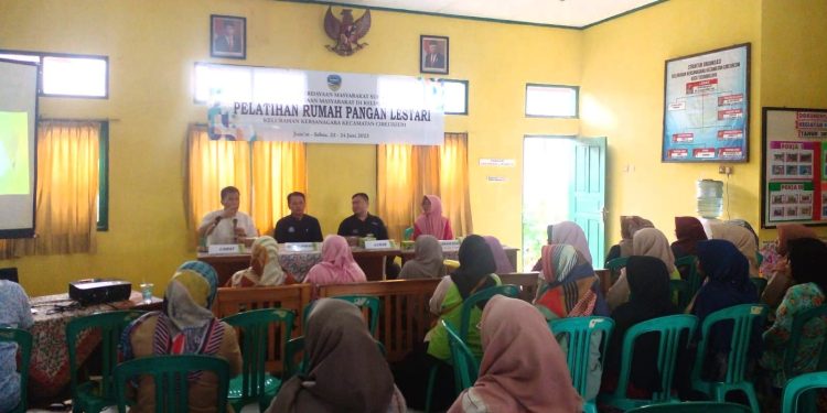 Pelatihan Kawasan Rumah Pangan Lestari Kelurahan Kersanegara Cibeureum Kota Tasikmalaya Berlangsung Khidmat