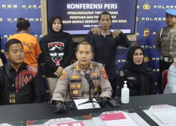 Polres Karawang Bekuk Wanita Pelaku Penipuan Naker