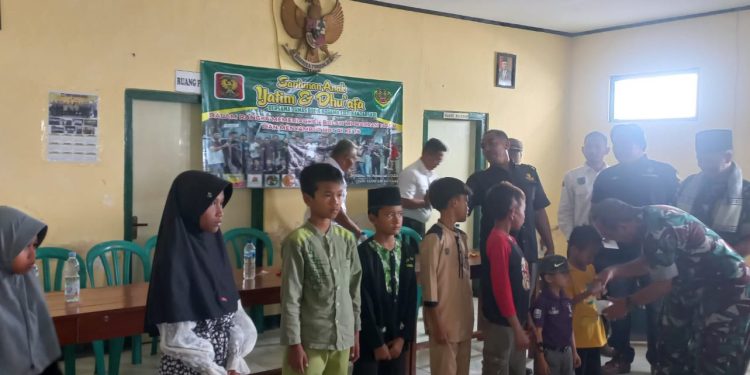 Santuni Anak Yatim, BBC Rangkul Koramil 1317/Banjarsari