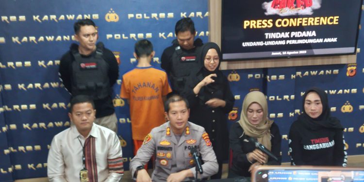 Polres Karawang Ungkap Predator Anak Asal Kota Baru