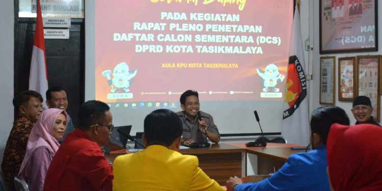 KPU Kota Tasikmalaya Umumkan Daftar Caleg Sementara DPRD Kota Tasikmalaya Untuk Pemilu 2024