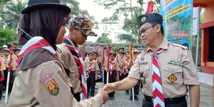 Peringati Hari Pramuka Ke-62/2023 Kwarran Tamansari Kota Tasikmalaya Gelar Wide Games, Pentas Seni dan Bazar UMKM