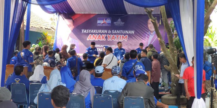 DPC Partai Demokrat Karawang Rayakan Hari Jadi Partainya Bertepatan Dengan Ulang Tahun SBY