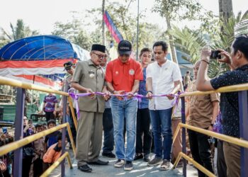 Bupati Ciamis Resmikan Jembatan Sindsu