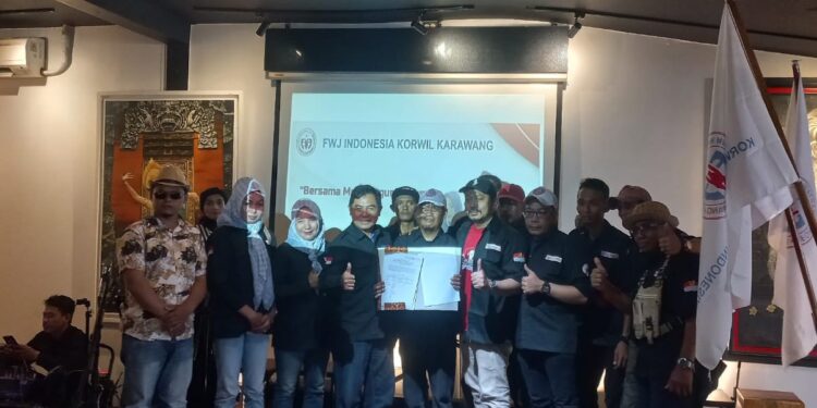 FWJ Indonesia Korwil Karawang Resmi Dikukuhkan
