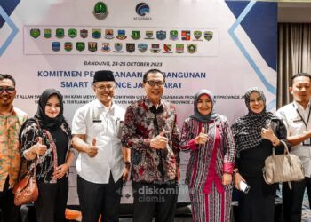 Sekda Kabupaten Ciamis Apresiasi Program dan Rencana Aksi Pembangunan Smart Province Jawa Barat