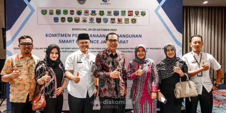 Sekda Kabupaten Ciamis Apresiasi Program dan Rencana Aksi Pembangunan Smart Province Jawa Barat
