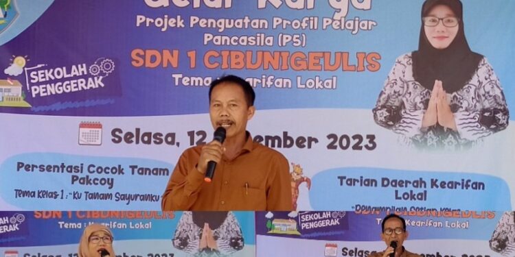 Sekolah Penggerak SDN 1 Cibunigeulis Bungursari Gelar Karya P5 Bertema Kearifan Lokal