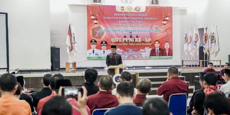 Pada Acara Buka Puasa Bersama PPNI Kab. Ciamis, Herdiat Apresiasi Peran Peran Perawat