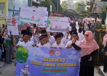 Apresiasi HAN Ke-40 Tahun 2024, SDN Indihiang Gelar Karnaval