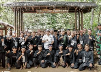 Pj. Bupati Ciamis, Apresiasi Tradisi Merlawu Situs Kabuyutan Gandoang Desa Wanasigra, Sindangkasih