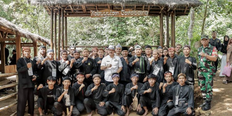 Pj. Bupati Ciamis, Apresiasi Tradisi Merlawu Situs Kabuyutan Gandoang Desa Wanasigra, Sindangkasih
