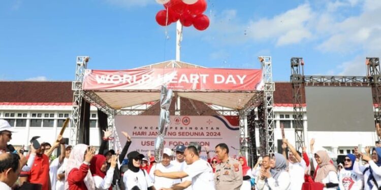 Pj. Sekda Kota Tasikmalaya Apresiasi Puncak Acara World Heart Day 2024
