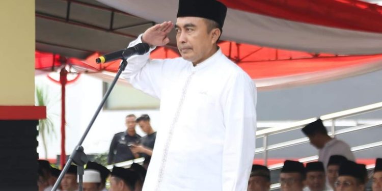 Mohamad Zen Pimpin Apel Hari Santri Nasional Tingkat Kabupaten Tasikmalaya Tahun 2024