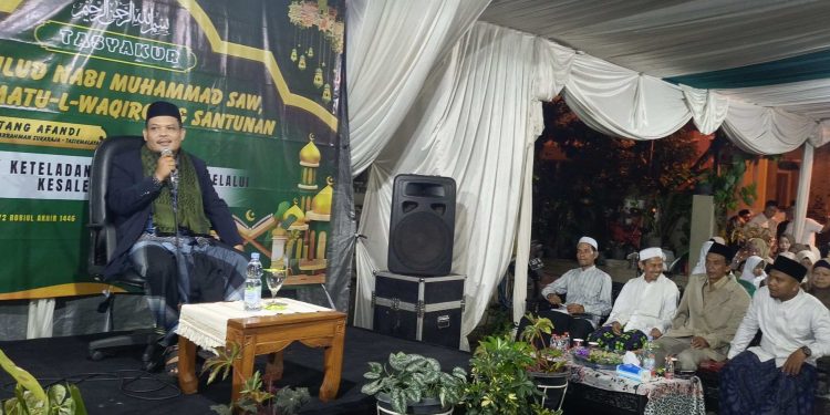 Walimatul Waqiroh Budi Ramdhani Dirangkaikan Peringatan Maulid Nabi Muhammad SAW & Santunan Yatim Dan Kaum Jompo