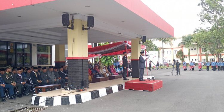 Upacara Hari Sumpah Pemuda Ke- 96 Tingkat Kabupaten Tasikmalaya Tahun 2024 khidmat