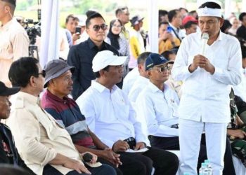 Gubernur Jabar, Dampingi Presiden RI Panen Raya