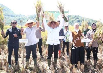 Bupati Garut Laksanakan Panen Raya Padi Serentak Nasional