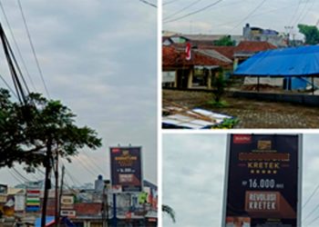 Terlindungi: Diduga Kuat Langgar Hukum, Billboard Iklan Rokok Terpancang Samping Area Lembaga Pendidikan