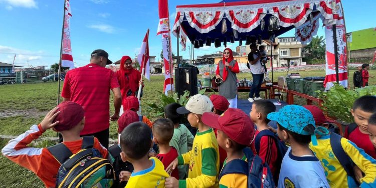 Menyongsong HUT Kemerdekaan RI Ke-80, Warga Pendidikan SDN Sukamulya Kota Tasikmalaya Gelar Jalan Sehat