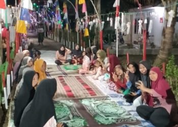 Malam Menjelang Peringatan HUT RI Ke-80, Warga Kedokansalam Purwadadi Tumpah Ruah Gelar Tasyakur Binikmah