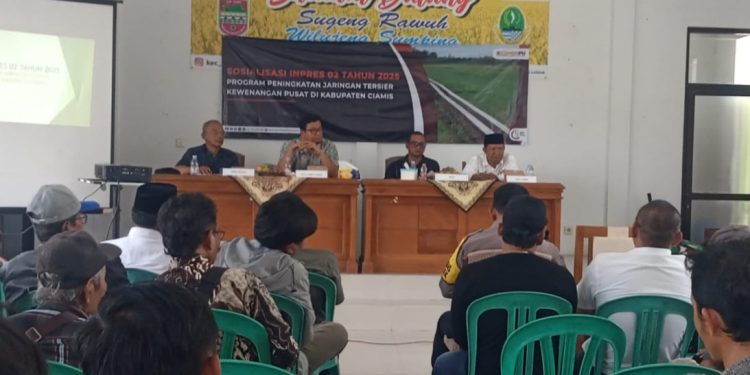 BBWS Citanduy Sosialisasikan Inpres No. 2/2025 Di Kecamatan Lakbok Kab. Ciamis