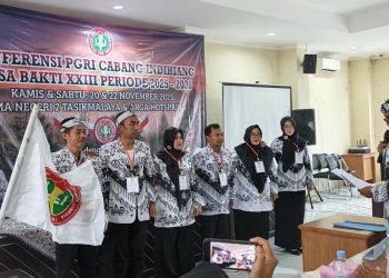 Melalui Konfercab PGRI Indihiang, Dadad Berkesempatan Kembali Memimpin Satu Periode