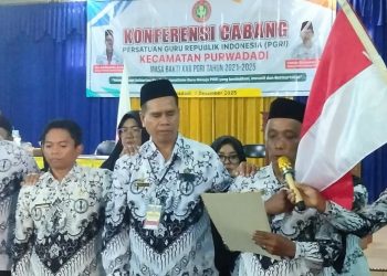 PGRI Kecamatan Purwadadi Sukses Laksanakan Konfercab Masa Bhakti XXIII Periode 2025-2030