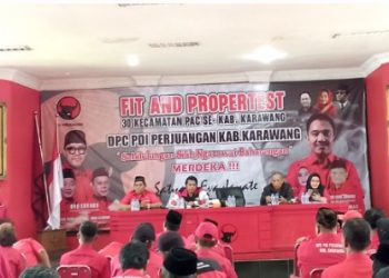 DPC PDI-P Karawang Gelar Fit and Proper Tes Para Calon Ketua PAC