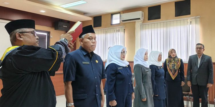 Pemerintah Kota Tasikmalaya Tuntaskan Pelantikan & Pengambilan Sumpah Terhadap Cakep SD & SMP Hasil Rekruitmen APBN Tahun 2025