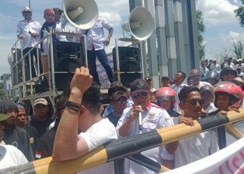 Aksi Solidaritas APDESI Tuntut Keadilan Pihak PT Pertiwi Lestari Karawang